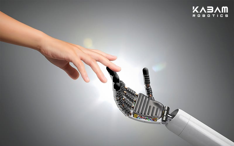 Humans and robot working together