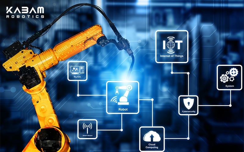 Illustration of IoT & robotics
