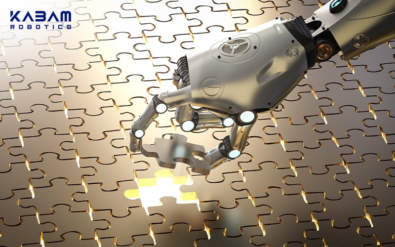 Robot building puzzle