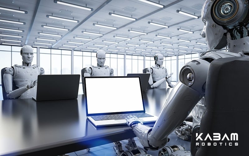 Robots working together