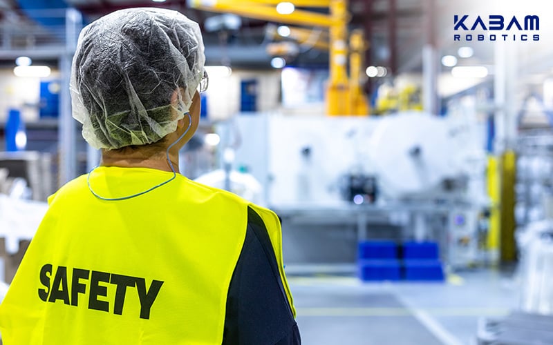 Robots being used in manufacturing